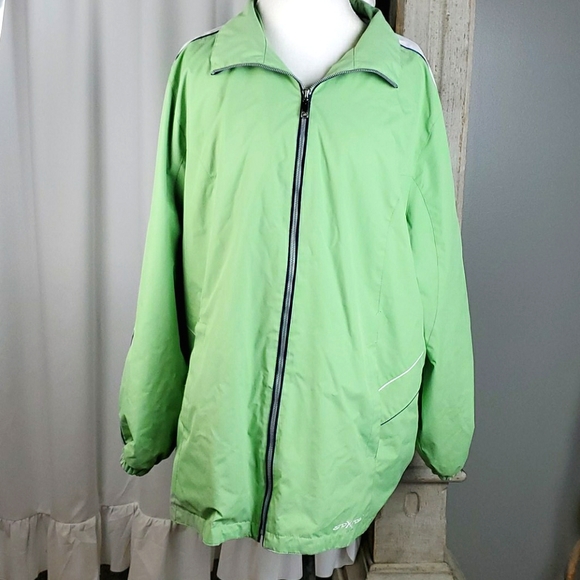 ZEROXPOSUR Women's green jacket in a size 2X - Picture 1 of 10